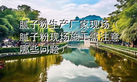 膩?zhàn)臃凵a(chǎn)廠家現(xiàn)場（膩?zhàn)臃郜F(xiàn)場施工需注意哪些問題）