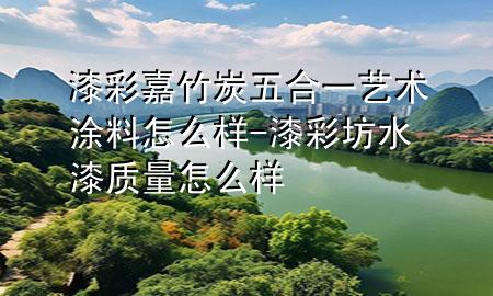漆彩嘉竹炭五合一藝術(shù)涂料怎么樣-漆彩坊水漆質(zhì)量怎么樣