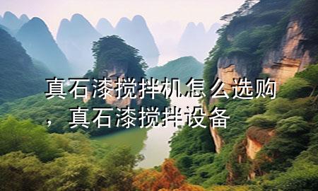 真石漆攪拌機怎么選購，真石漆攪拌設(shè)備