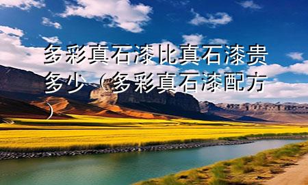 多彩真石漆比真石漆貴多少(多彩真石漆配方)