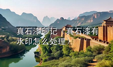 真石漆印記（真石漆有水印怎么處理）