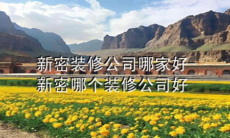 新密裝修公司哪家好-新密哪個(gè)裝修公司好