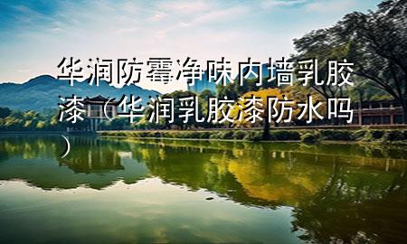 華潤防霉凈味內墻乳膠漆（華潤乳膠漆防水嗎）