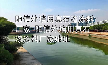 陽信外墻用真石漆涂料廠家-陽信外墻用真石漆涂料廠家地址