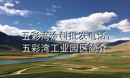五彩灣涂料批發(fā)電話，五彩灣工業(yè)園區(qū)簡介