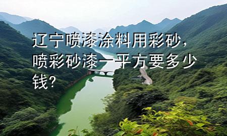 遼寧噴漆涂料用彩砂，噴彩砂漆一平方要多少錢?