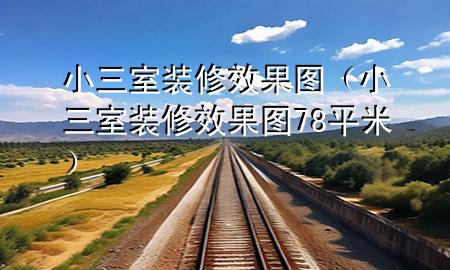 小三室裝修效果圖(小三室裝修效果圖78平米)