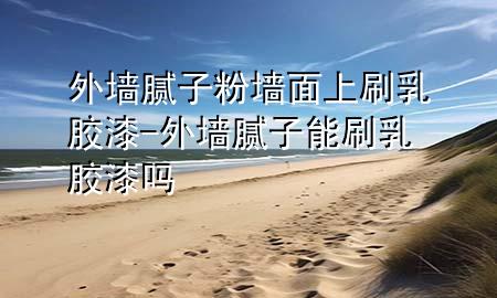 外墻膩?zhàn)臃蹓γ嫔纤⑷槟z漆-外墻膩?zhàn)幽芩⑷槟z漆嗎