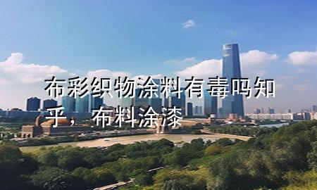 布彩織物涂料有毒嗎知乎，布料涂漆