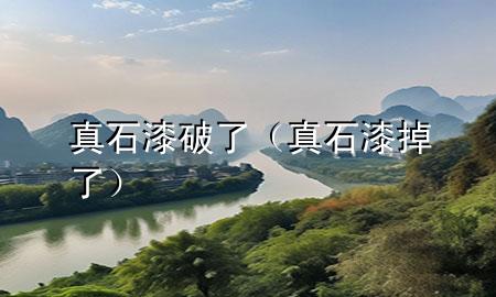 真石漆破了(真石漆掉了)