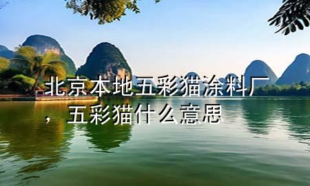 北京本地五彩貓涂料廠，五彩貓什么意思