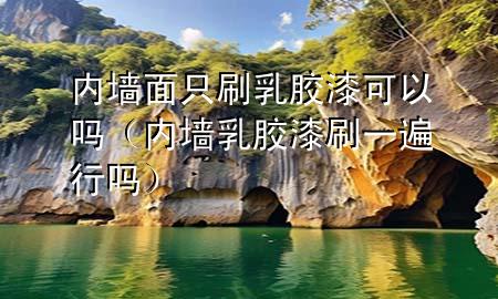 內(nèi)墻面只刷乳膠漆可以嗎（內(nèi)墻乳膠漆刷一遍行嗎）