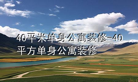 40平米單身公寓裝修-40平方單身公寓裝修