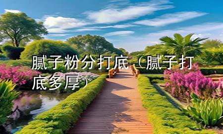 膩子粉分打底（膩子打底多厚）