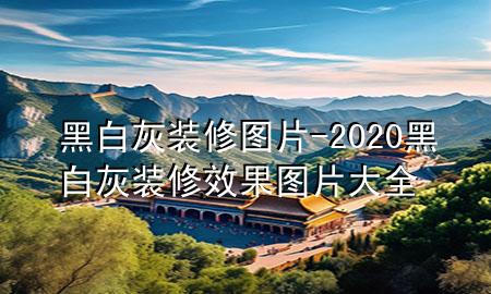 黑白灰裝修圖片-2020黑白灰裝修效果圖片大全