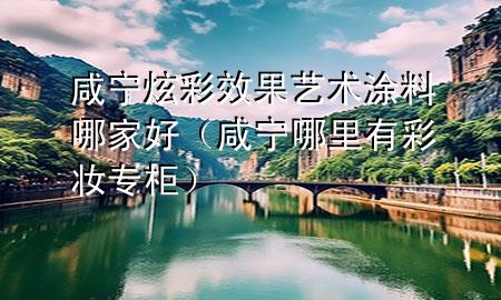 咸寧炫彩效果藝術(shù)涂料哪家好（咸寧哪里有彩妝專柜）