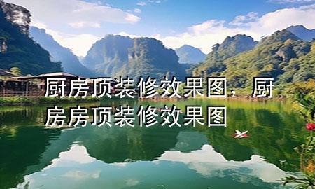 廚房頂裝修效果圖，廚房房頂裝修效果圖