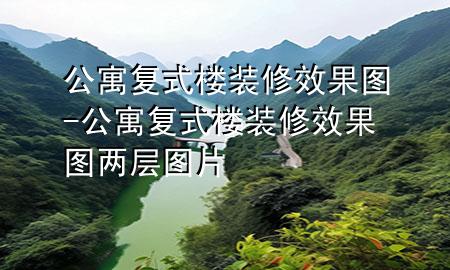 公寓復(fù)式樓裝修效果圖-公寓復(fù)式樓裝修效果圖 兩層圖片