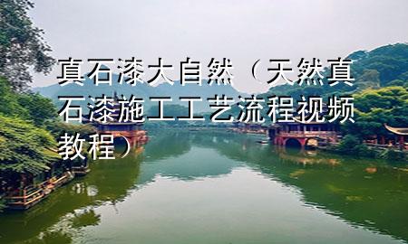 真石漆大自然（天然真石漆施工工藝流程視頻教程）