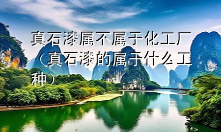 真石漆屬不屬于化工廠（真石漆的屬于什么工種）