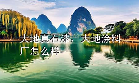 大地真石漆，大地涂料廠怎么樣