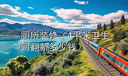 廁所裝修（4平米衛(wèi)生間翻新多少錢(qián)）