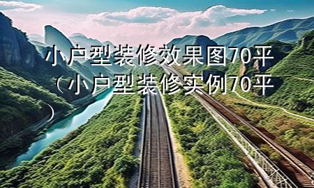 小戶型裝修效果圖70平（小戶型裝修實例70平）