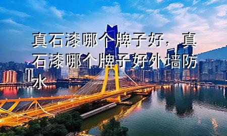 真石漆哪個牌子好，真石漆哪個牌子好外墻防水