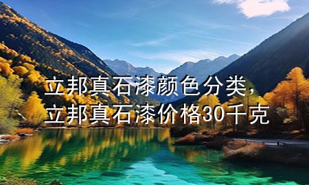 立邦真石漆顏色分類，立邦真石漆價格30千克