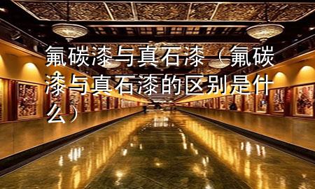 氟碳漆與真石漆(氟碳漆與真石漆的區(qū)別是什么)