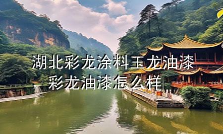 湖北彩龍涂料玉龍油漆，彩龍油漆怎么樣