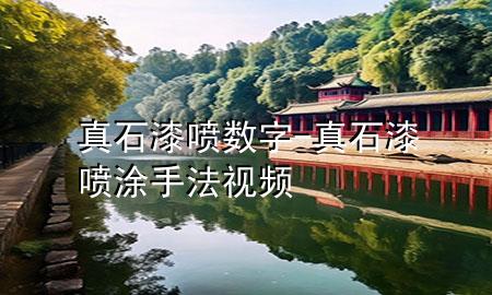 真石漆噴數(shù)字-真石漆噴涂手法視頻