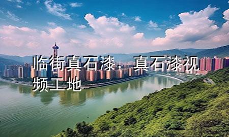 臨街真石漆，真石漆視頻工地