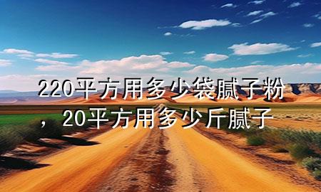 220平方用多少袋膩子粉，20平方用多少斤膩子