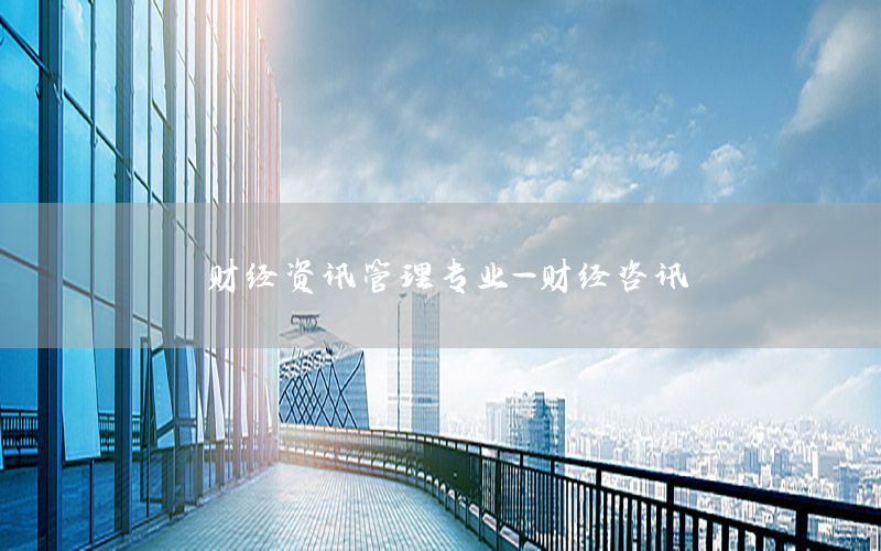 財經(jīng)資訊管理專業(yè)-財經(jīng)咨訊